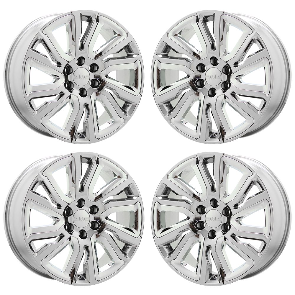22" GMC Sierra Yukon Bright Chrome Wheels Replica set 5901R
